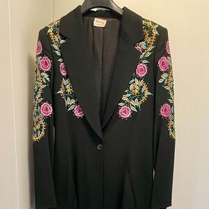 MANUEL COLLECTION EMBROIDERED DUSTER